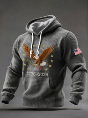 Men's United States   Printed Casual Hoodie