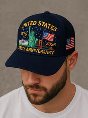 Unisex United States  th Anniversary Hat