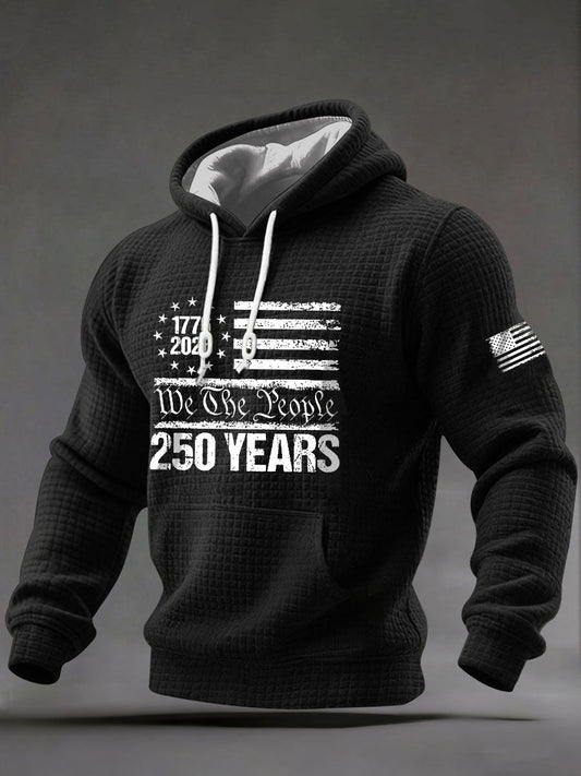 Men's United States   Printed Casual Hoodie