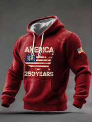 Men's United States   Printed Casual Hoodie