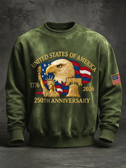 Men's United States of America  th Anniversary Print Sweatshirt