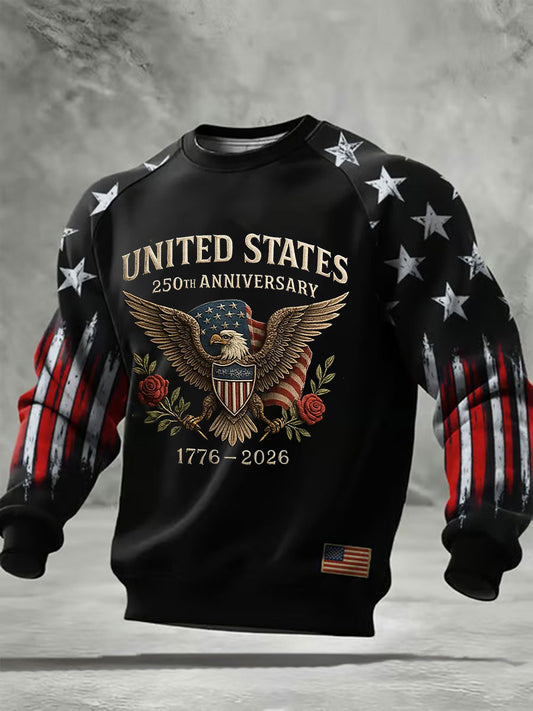 Men's America   Printed Casual Sweatshirt
