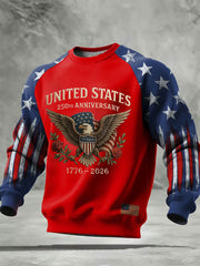 Men's America   Printed Casual Sweatshirt