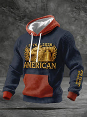 Men's America   Print Casual Hoodie