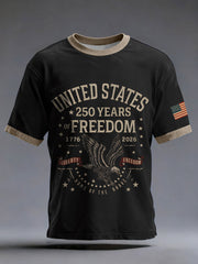 Men's American  th Anniversary Print T-Shirt