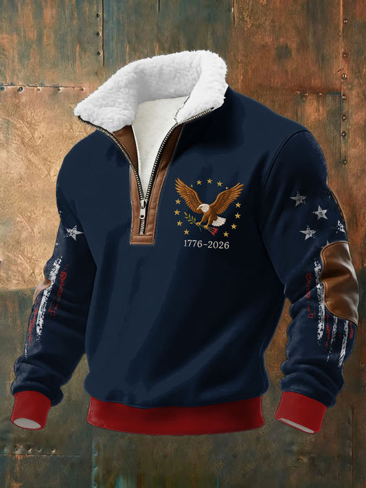 Men's America   Printed Casual Top