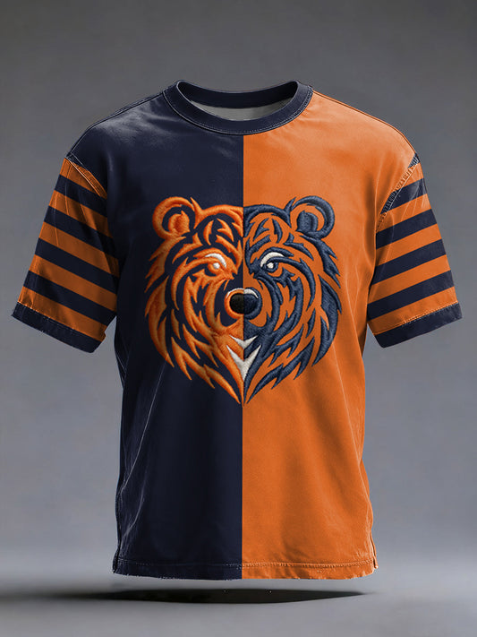 Men's Bear Down Football Fans Gameday Casual Tee