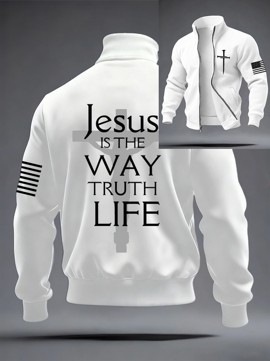 Men's Faith Print top