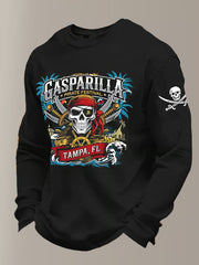 Men's Gasparilla Pirate Festival Printed Waffle Sweatshirt