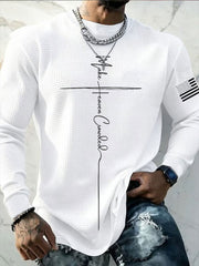 Men's Make Heaven Crowded Waffle Crewneck Sweatshirt