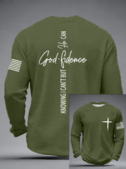 Men's God Fidence Waffle Long Sleeve T-Shirt