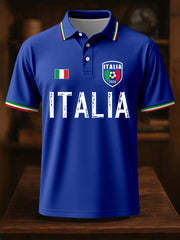 Men's Italian Soccer 2026 Printed Casual Top