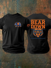 Men's Football Fans Gameday Casual Short Sleeve T-Shirt