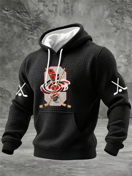 Men's Ice Hockey Printed Hoodie