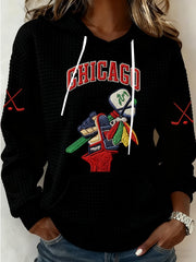 Women's Hockey Printed Hoodie