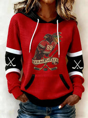 Women's Hockey Printed Hoodie