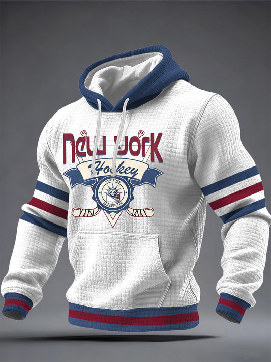 Men's Ice Hockey Printed Hoodie