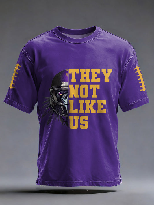 Men's They Not Like Us Football Fans Gameday Casual Tee