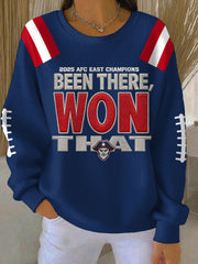 Women's Been There, Won That Gift For Football Fans Casual Sweatshirt