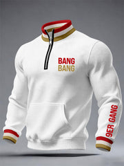 Men's American Football Zip-Up Top