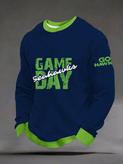 Men's American Football Long Sleeve T-Shirt