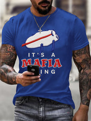 Men's It’s A Mafia Thing Football Fans Gameday Casual Tee