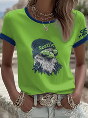 Women's American football T-shirt