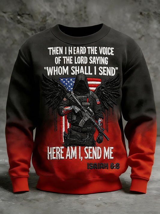 Men's 'here am I, Send me' sweatshirts