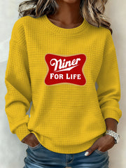 Women's American Football Waffle Sweatshirt