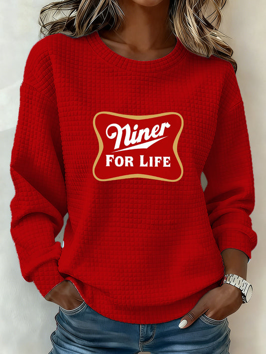 Women's American Football Waffle Sweatshirt