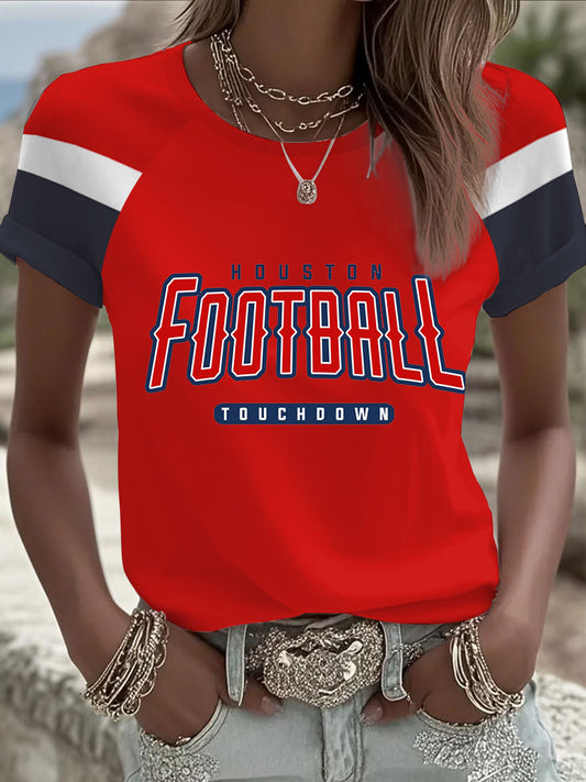 Women's American football T-shirt