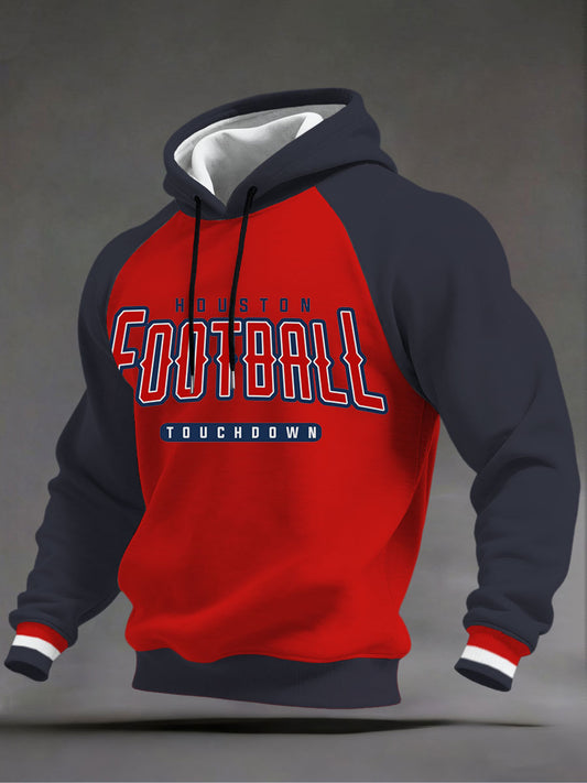 Men's American football hoodie