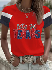 Women's American football T-shirt