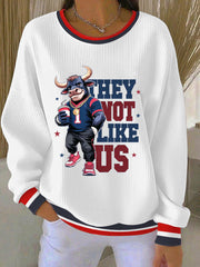 Women's American football sweatshirt