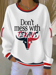 Women's American football sweatshirt
