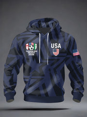 Men's USA Soccer Supporter Hoodie with Pocket
