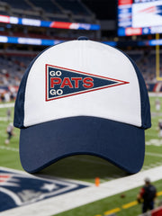 Unisex Go Pats Go! Print Football Fans Gameday Hat