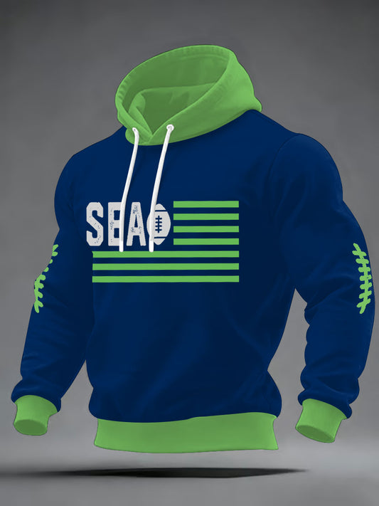 Men's American football hoodie