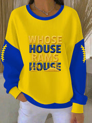 Women's American football sweatshirt