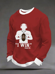 Men's College American Football Long-Sleeve T-Shirt