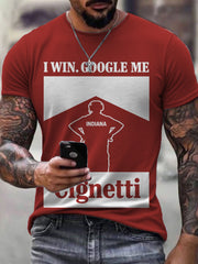 Men's College American Football T-Shirt