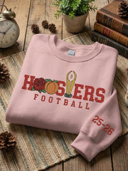 Women's college American football sweatshirt