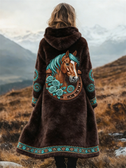 Women's Western Flannel Coat