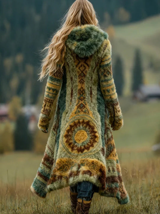 Women's Western Aztec Cozy Cardigan