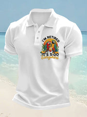 Men's  It‘s 5 O'clock Everywhere Ptinted polo shirt