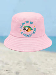 Unisex Born to Be a Parrot Head  Print Hat