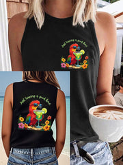 Women's having a good lime Vests