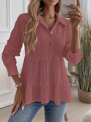 Women's Casual Elegant Solid Color Shirt