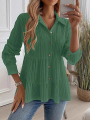 Women's Casual Elegant Solid Color Shirt