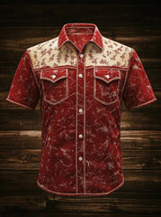 Men's Western Yoke Short Sleeve Shirt